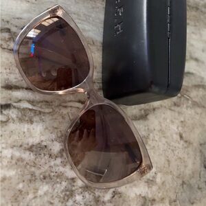 Ralph Lauren Transparent Brown Sunglasses